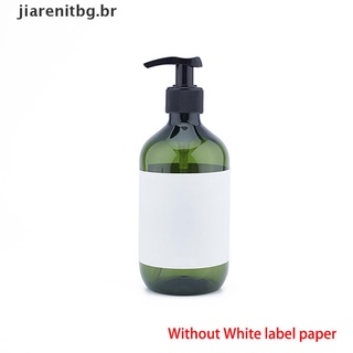 Jia champú loción botella recargable Gel de ducha botella de almacenamiento de prensado botella vacía. (7)