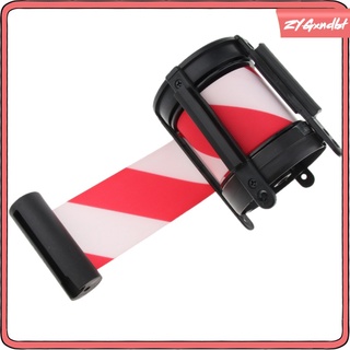 cinturón de barrera retráctil stanchion, fácil de instalar, 7 colores opcionales (6)