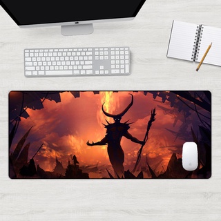 Best popular Demon mousepad Small Mouse Pad Anime Gaming Large Grande Mousepad Gamer Office Computer Keyboard gaming mat with light xiyingdan1