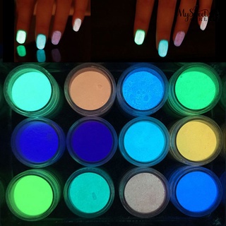 mysweet 2g efecto espejo luminoso polvo de uñas fluorescentes purpurinas manicura pigmento (1)