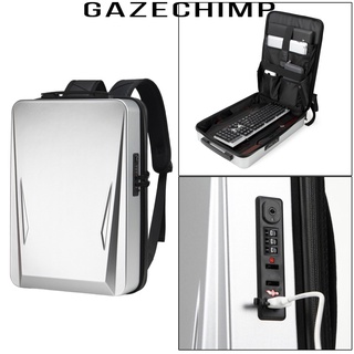 [GAZECHIMP] mochila rígida para portátil antirrobo impermeable con puerto USB de carga USB (1)
