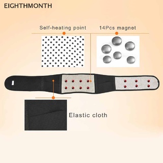 [EIGHTHMONTH] Tourmaline Self Heating Magnetic Therapy Back Waist Support Belt Adjustable (9)