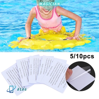 MAGIC moda piscina flotador cama de aire parche herramientas parche pegamento adhesivo reparación de pinchazos Kit nuevo flotador de natación parche inflable juguete práctico natación flotador reparación