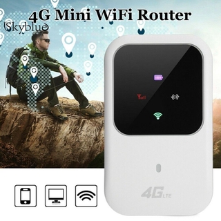 4g lte mifi desbloqueado router inalámbrico de mifi wifi banda ancha móvil portátil skyblue