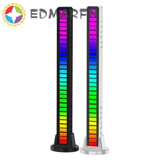 EDMARFN 5W 3D RGB Colorido LED Activado Por Voz Pickup Ritmo Tira De Luz Sin Batería