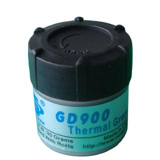 30g gris nano gd900 que contiene plata térmica de conductividad grasa pasta de silicona disipador de calor compuesto 6.0w/m-k para cpu