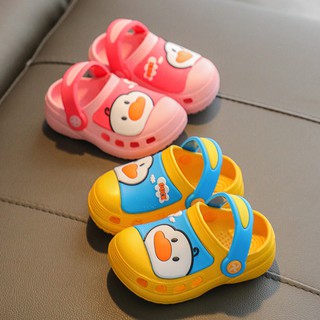 Sandalias de los niños y niñas de dibujos animados Baotou agujero zapatos para bebés de 1-3 años de edad 2 bebé no-sli 1-3 [2]fgdsg884.my