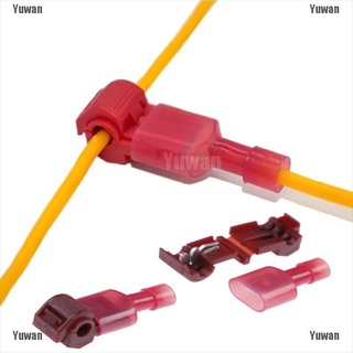<yuwan> 30 conectores de cable de alambre terminales crimpado empalme rápido 0,5 mm-6 mm kit de herramientas