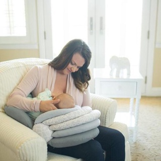 novely - almohada de lactancia materna para bebé, ajustable en altura (1)