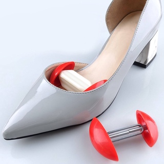 2 piezas camilla de zapatos ajustable ampliar herramientas de plástico estancias shaper simple expansor mini zapatos árboles ancho extensor para mujeres hombres botas señoras