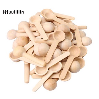 100 pzs mini cucharas de madera para cocina/hogar/utensilios de cocina/salada/miel/café/cucharas (1)