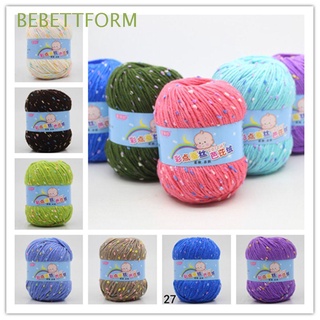bebettform benang kait terciopelo hilo proteína lana leche algodón alta calidad suéter puntos guisantes color a mano tejido suave