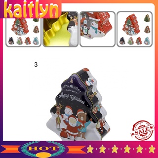 kaitlyn caja de regalo de 6 estilos de navidad santa claus impresión regalo puede buen rendimiento de sellado para el hogar