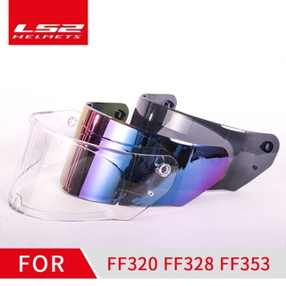 Ls2 FF320 Visor de casco adecuado para LS2 FF320 FF328 FF353 Lente de casco colorido transparente (1)