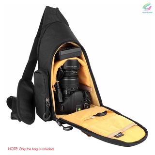 Fy cámara Sling Bag SLR/DSLR Gadget bolsa de pecho acolchado hombro bolsa de transporte fotografía accesorio estuche impermeable antigolpes (6)