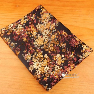 nuevos productosTela de bricolaje brocado de seda de alta imitación brocado crisantemo negro tela de gardenia 9.5 yuanes y medio metro