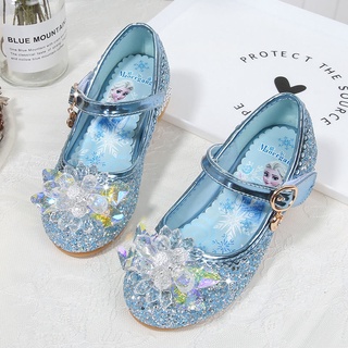 2021 Primavera Niñas Princesa Zapatos Niños Frozen Aisha Pequeñas Suave S2021 S2.27 (6)