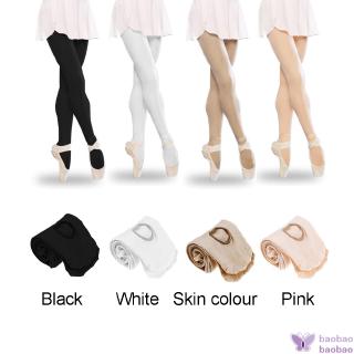 Bb mujeres niñas Convertible pie Ballet danza pantimedias apretado Slim Fit Leggings ropa de baile (3)