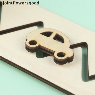 jtff scrapbook puzzle suministros de madera chips padre-hijo artesanía niño educación juguete bueno