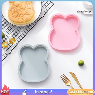 [COJ] Molde resistente al calor para tartas DIY silicona fácil Demould de dibujos animados molde para hornear pastelería para cocina