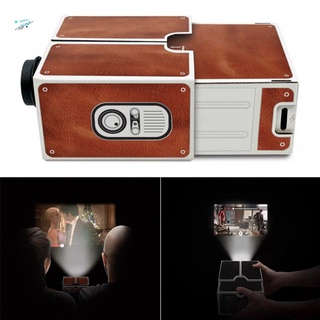 Smartphone proyector crear un pequeño cine en casa proyector de teléfono portátil (5)