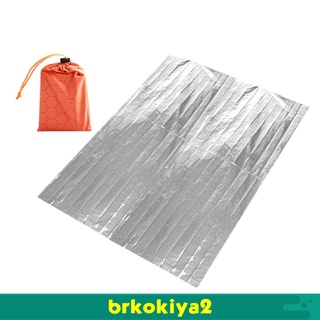Brkokiya2 mantas De emergencia Extra grandes/manta térmica Para senderismo/campamento/campamento/Prepper y primeros auxilios/Kit De supervivencia (4)