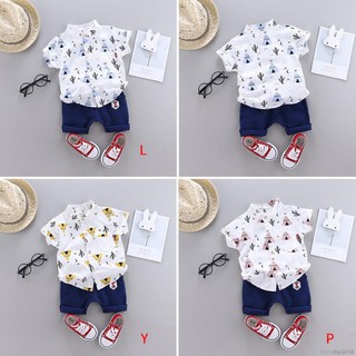 My Baby camiseta de verano con estampado Floral/camiseta de manga corta Casual para bebés/niños+pantalones cortos