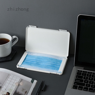 Zhizhong Yangzhoumoon creativo nuevo producto de alta gama de tela máscara caja de almacenamiento cuadrado portátil máscara de almacenamiento para el hogar viajes