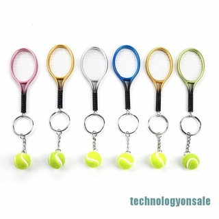 [Technologyonsale] lindo deporte Mini raqueta de tenis colgante llavero buscador Holer accesorios regalos (4)