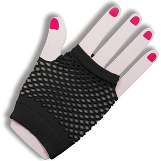 PO guantes de malla Sexy para dama/Disco de baile/fiesta/de encaje/pecetines sin dedos (2)