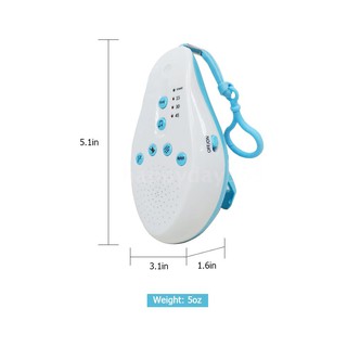 Baby Sleep chupetes máquina de sonido blanco registro de ruido Sensor de voz para casa oficina viaje azul (1)