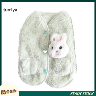 Jy ropa de mascotas de dos patas otoño invierno diseño de conejo chaleco de perro disfraz fácil de usar para uso diario