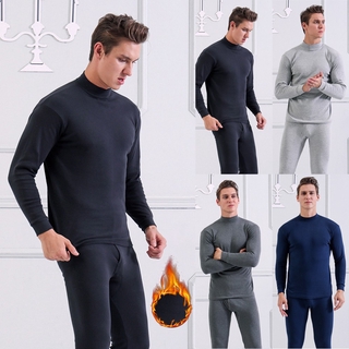 conjunto de ropa interior para hombre térmico invierno cuello alto cómodo (1)