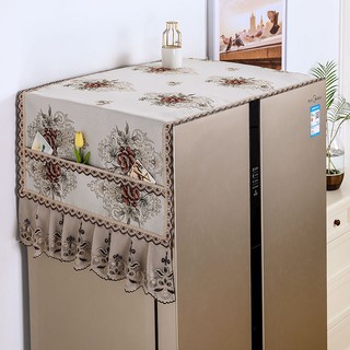 Refrigerador cubierta de polvo de tela cubierta de tela