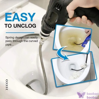 Alcantarillado de dragado primavera multifuncional limpieza garra de drenaje resorte tubería herramienta de limpieza para baño cocina