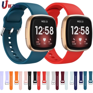 Correa de silicona para Fitbit Versa 3/sentido Smart Watch Band deporte reemplazo pulsera pulsera para Versa3