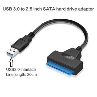 Convertidor de cable convertidor de cable USB 3.0/2.0/Tipo C a 2.5 pulgadas SATA Hard drive'hdd/SSD (9)
