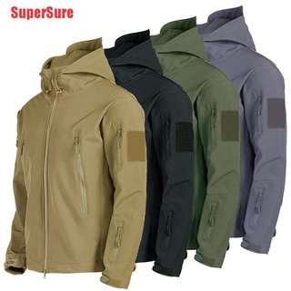 SuperSure impermeable invierno para hombre al aire libre chamarra táctica abrigo suave Shell chaquetas militares