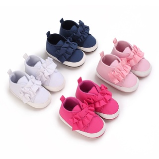 Babyshow zapatos infantiles Para recién nacidos/Prewalker con suela suave/antideslizante/clásica/color sólido/Princesa/niña