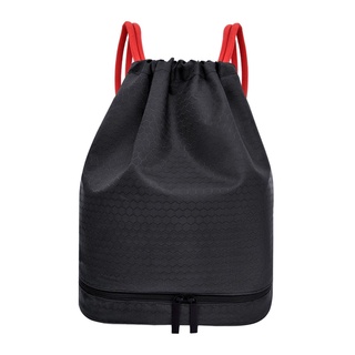 mochila de natación con cordón deportivo gimnasio fitness seco mojado impermeable kit bolsa