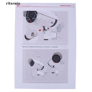 ritsrain 1:1 modelo de papel falso de seguridad maniquí cámara de vigilancia modelo de seguridad puzzles co