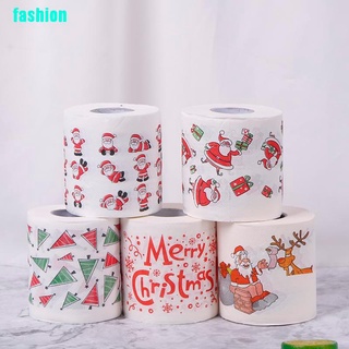 [fashionwayshg] servilleta de mesa de navidad casa santa claus baño rollo de inodoro papel decoración de navidad pañuelos [caliente]