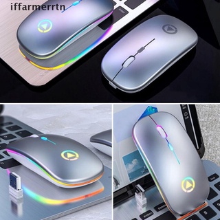 [iffarmerrtn] Wireless Mouse Rechargeable Silent LED Backlit Portable Mouse Works for PC [iffarmerrtn] (1)