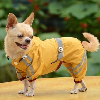 Impermeable Ropa De Perro Para Perros Pequeños Mascotas Abrigos De Lluvia Chaqueta Cachorro Yorkie Chihuahua Mascota Productos 30S2