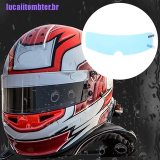 Ternew 2 piezas Película De casco De Motocicleta antiniebla+Película Transparente a prueba De lluvia