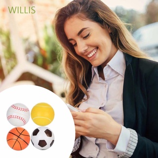 Willis novedad apretar bola de mano juguetes antiestrés juguetes de espuma bola de goma esponja bolas juego de deporte juguete tenis béisbol niños baloncesto levantamiento lento