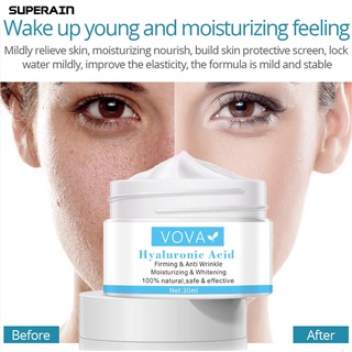 superain 30ml crema facial reafirmante piel blanqueamiento facial ácido hialurónico anti envejecimiento retráctil poros removedor de arrugas crema para mujer (2)