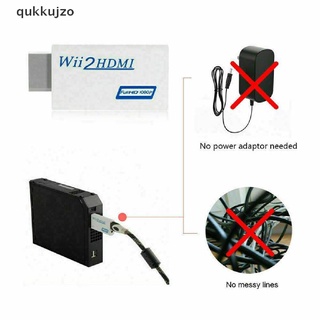 [Qukk] Portable Wii to HDMI Wii2HDMI Full Video Cable HD TV Converter Audio Adapter 458CO (8)