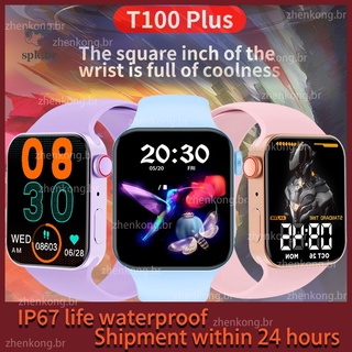 2021 Nueva Serie 7 T100 Plus Smartwatch Y Reloj Inteligente 7 Monitor De Frecuencia Cardíaca PK W37 T500 (1)