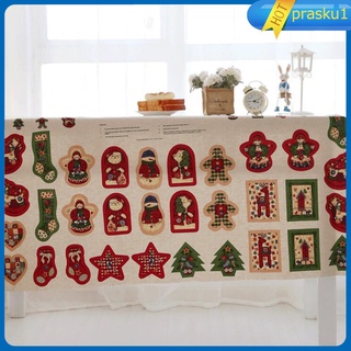 (Prasku1) 10 piezas tela Para troqueles cuadrados De navidad/tela De algodón con estampado De retazos/paquete De 20x20 pulgadas
